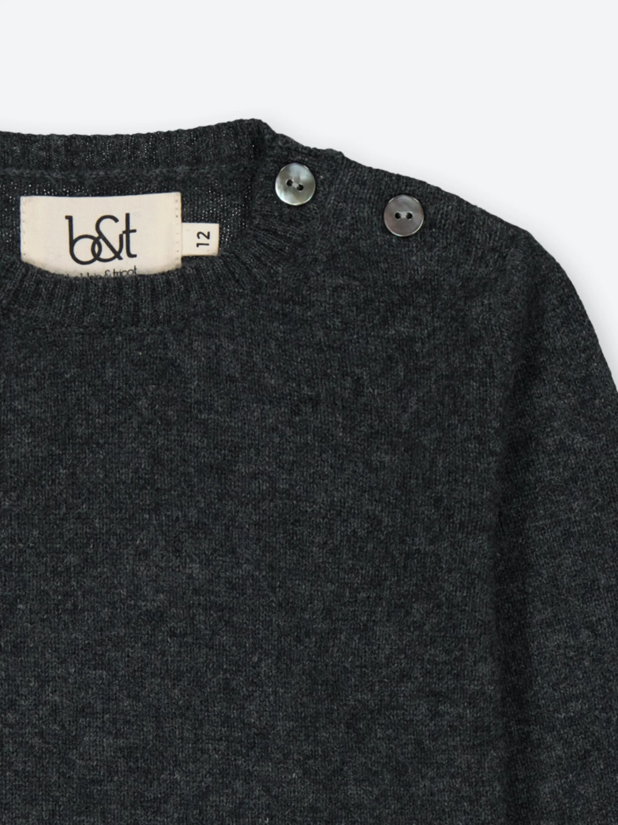 BABY SWEATER ANTHRACITE