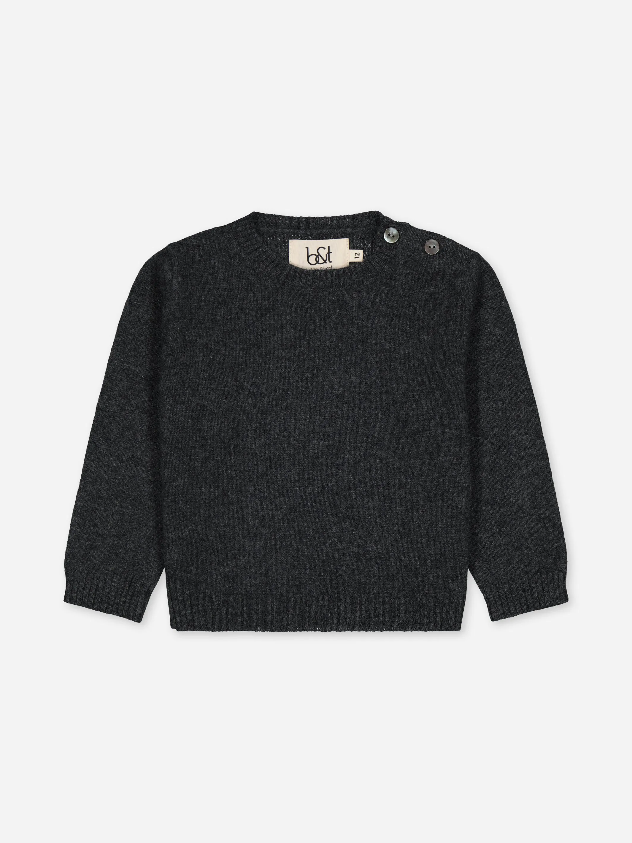 BABY SWEATER ANTHRACITE