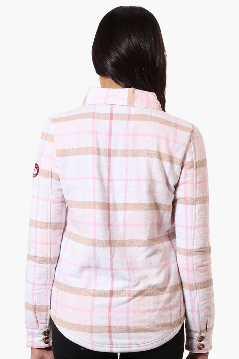 Canada Weather Gear Fleece Lined Lightweight Jacket - Blush