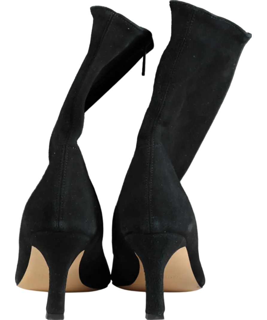 Flattered Carolina Black Suede Ankle Boots UK 7 EU 40 👠