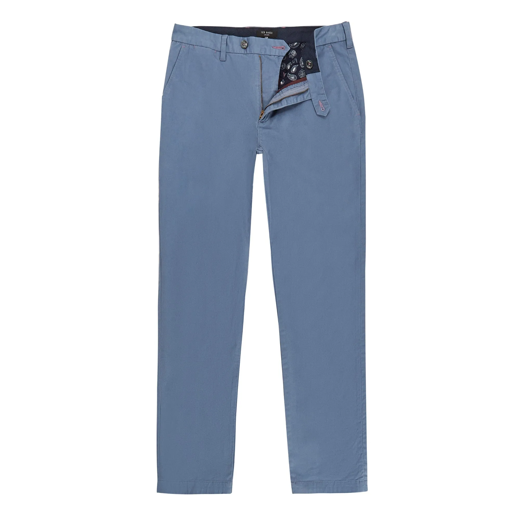 Men Clncere-Classic Plain Chino - Mid-Blue