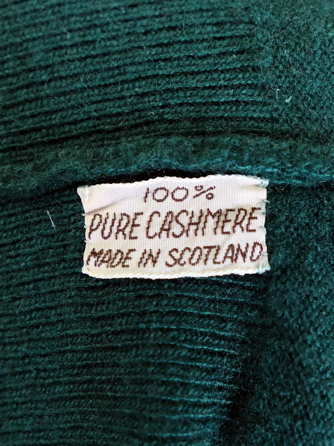 Pringle of Scotland Cashmere Cardigan Sweater 1950s Vintage