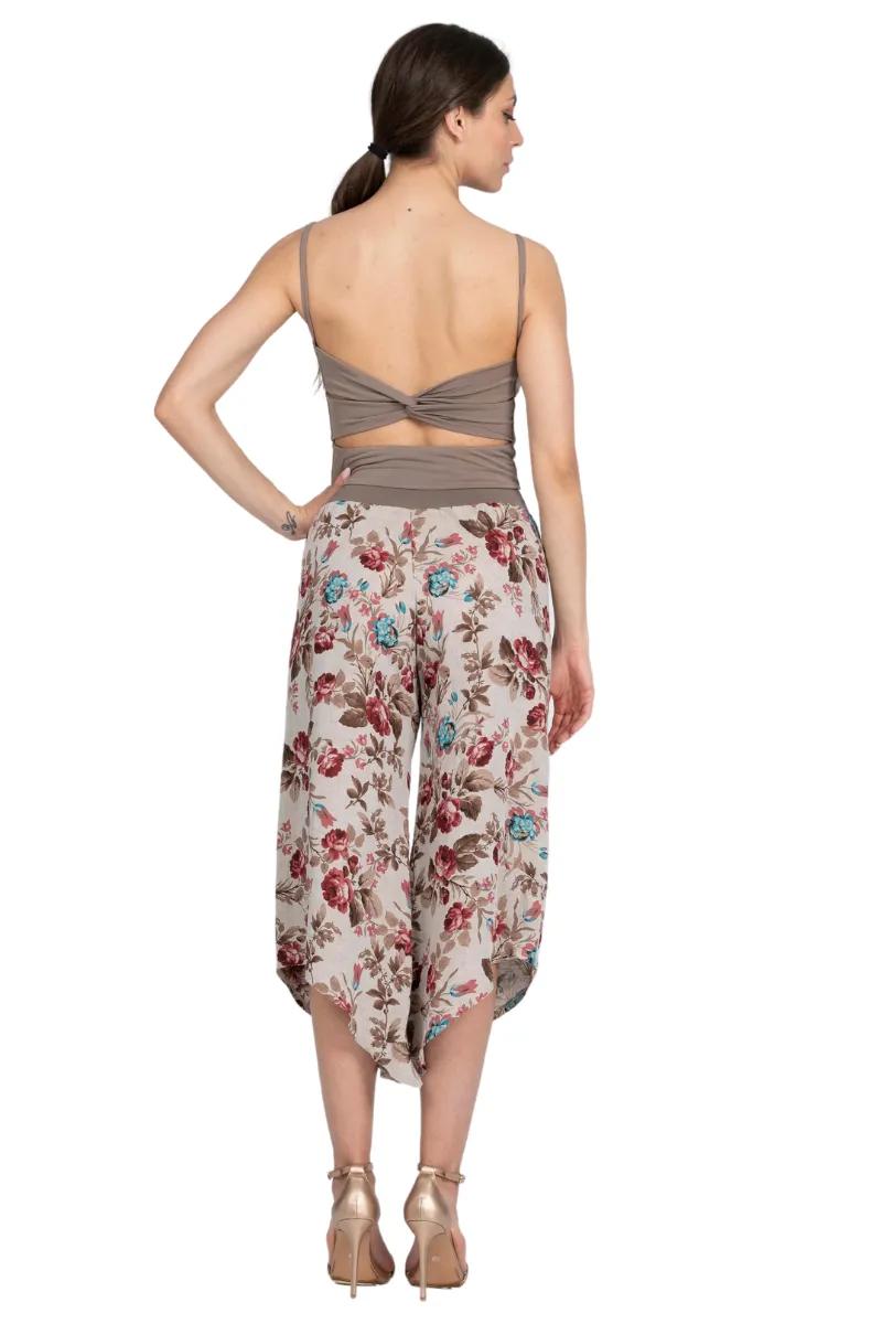 Tango Crop Top With Low Twist Back