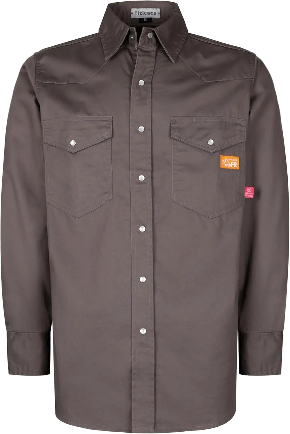 Titicaca FR Shirts Flame Resistant Men's Cotton 6.5oz Lightweight Uniform Welding Shirt